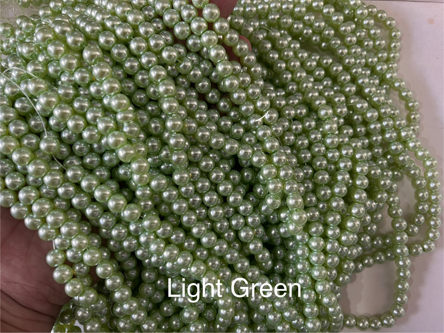 Imported Glass Pearls (8 mm)