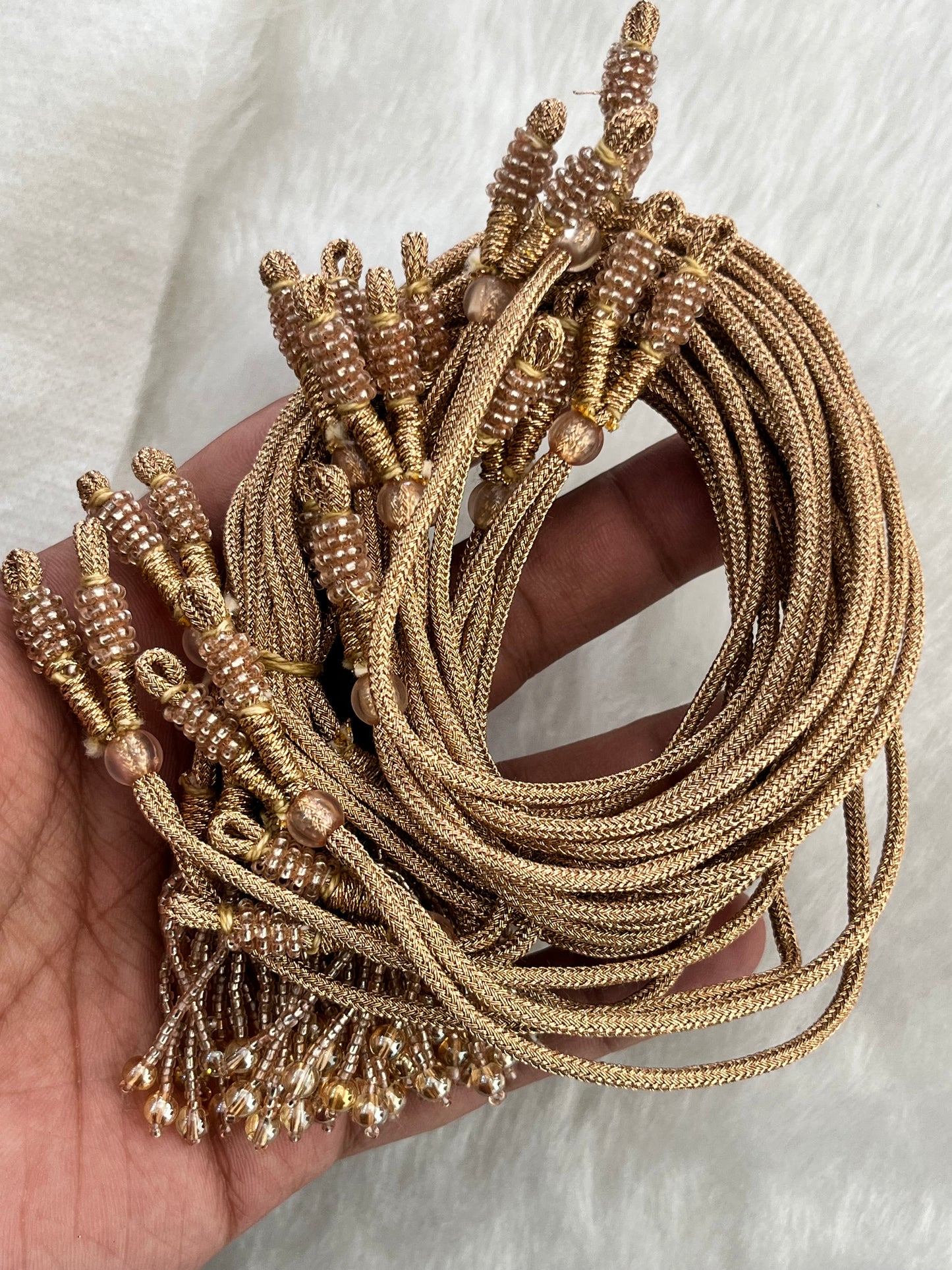 HQ Necklace Dori (Rose Gold) (Without Locks) (12 Pcs) (Single Line)