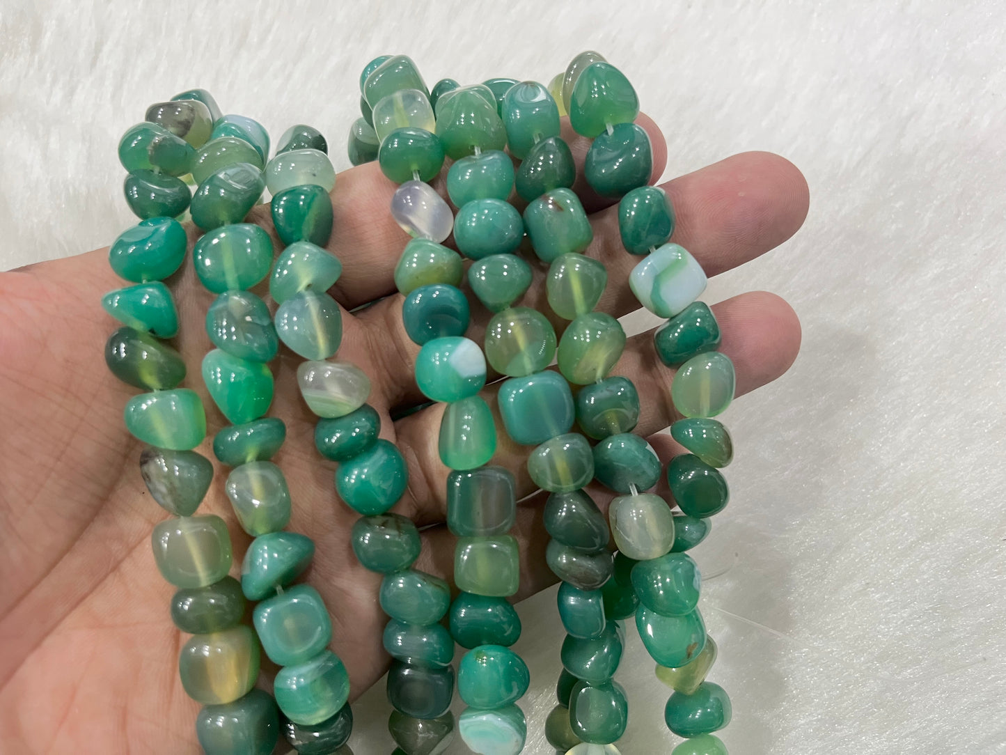 Madagascar Agates (9x13 mm) (37 Beads approx)