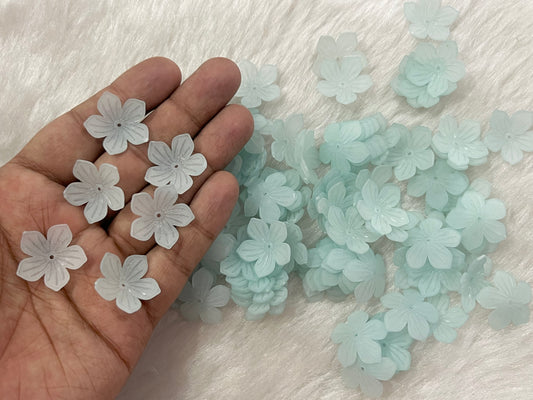 Acrylic Flowers (50 grams) (Green)