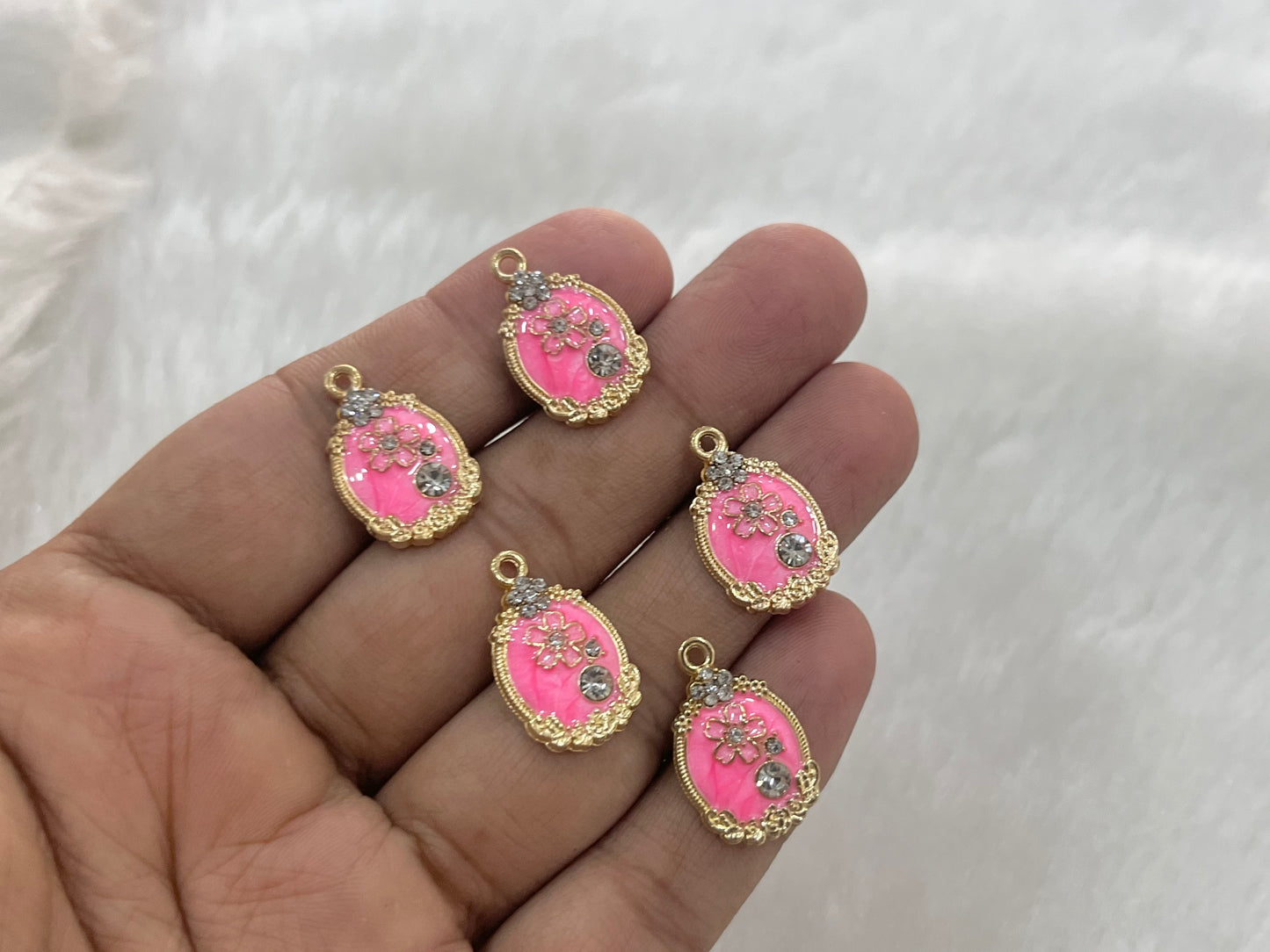 Luxury Charms (AGWS400) (5 Pcs)(23 mm)