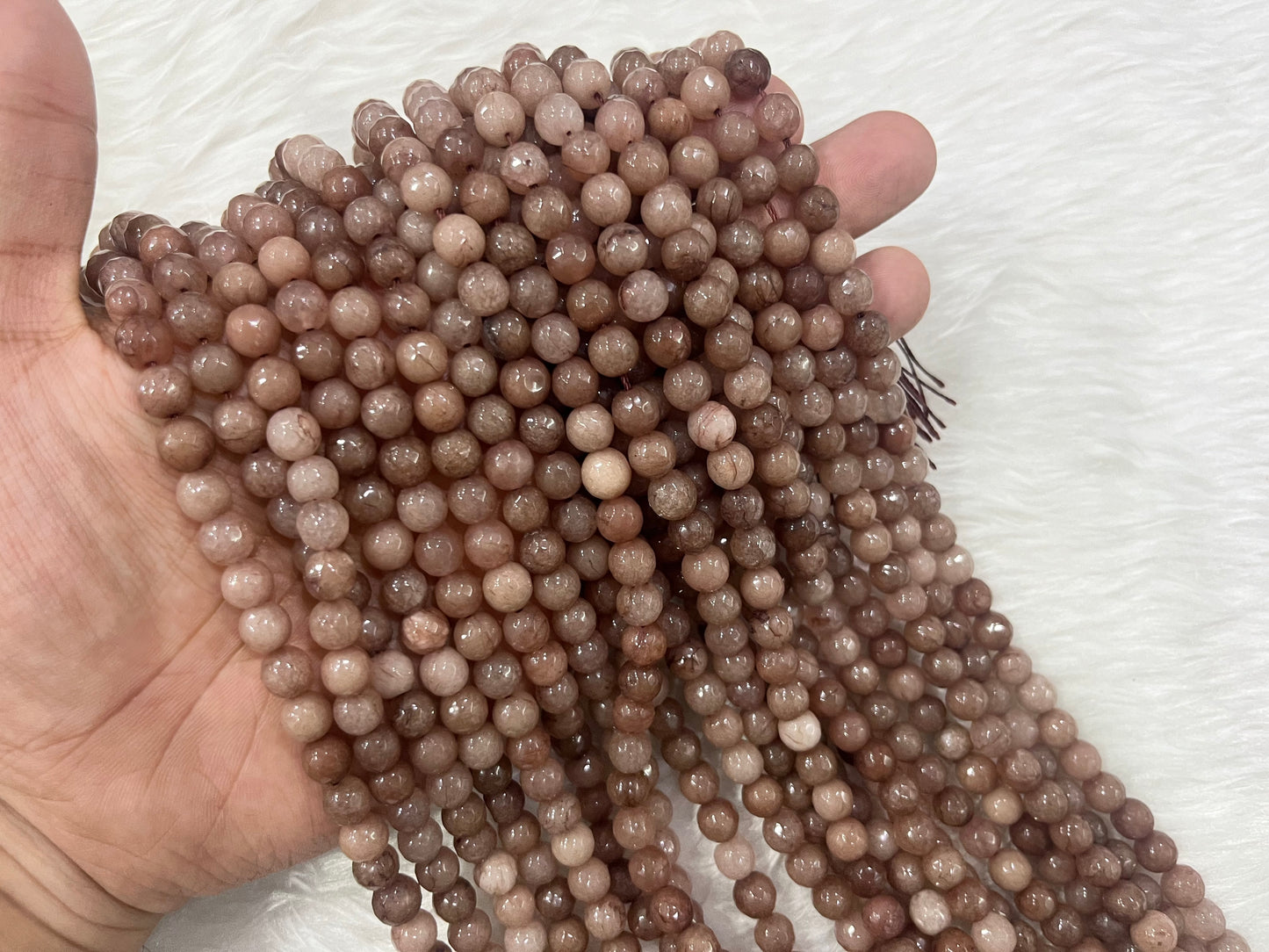 Onyx Beads (8 mm) (48 Beads Approx)