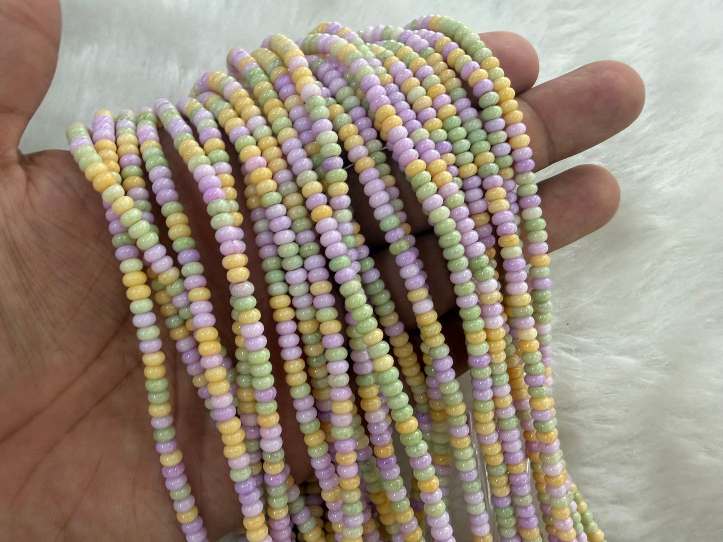 Flat Glass Beads (Imported)