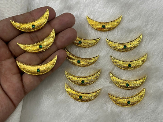 Meenakari Kundan (Chand) (40 mm) (AGMK103) (12 Pcs)