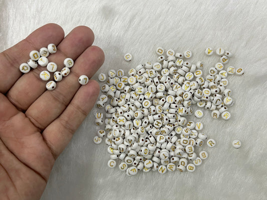 Golden Alphabets (50 grams) (10 mm)