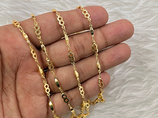 Fancy Metal Chains | 1 mtr | AGAT18