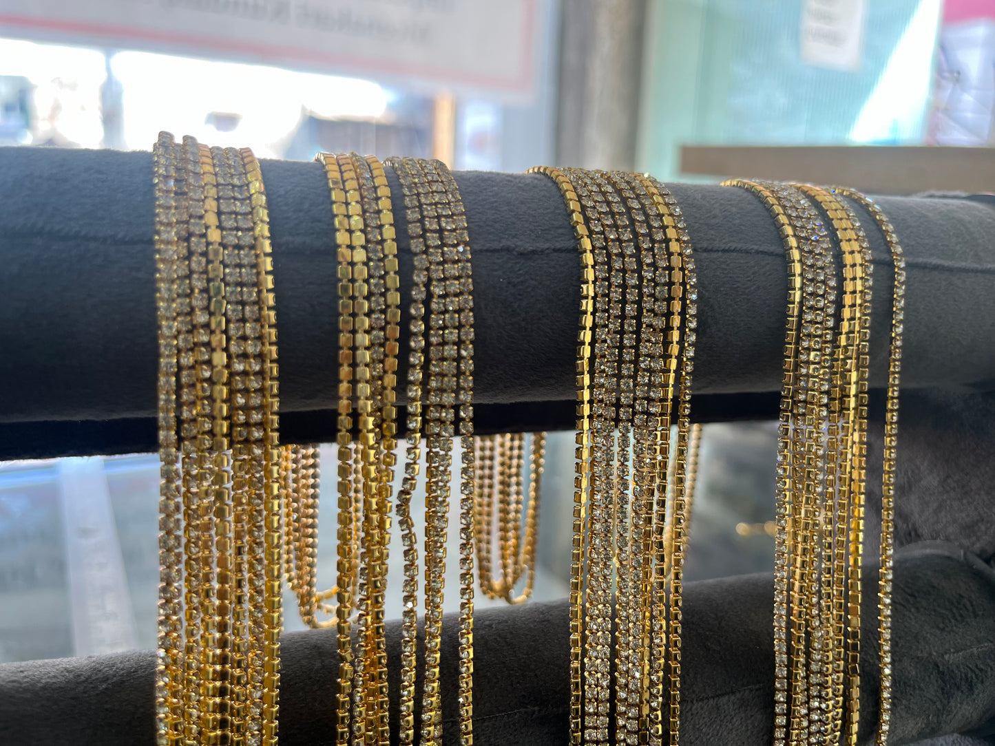 Anti-tarnish Rhinestone Chains (5 mtr)