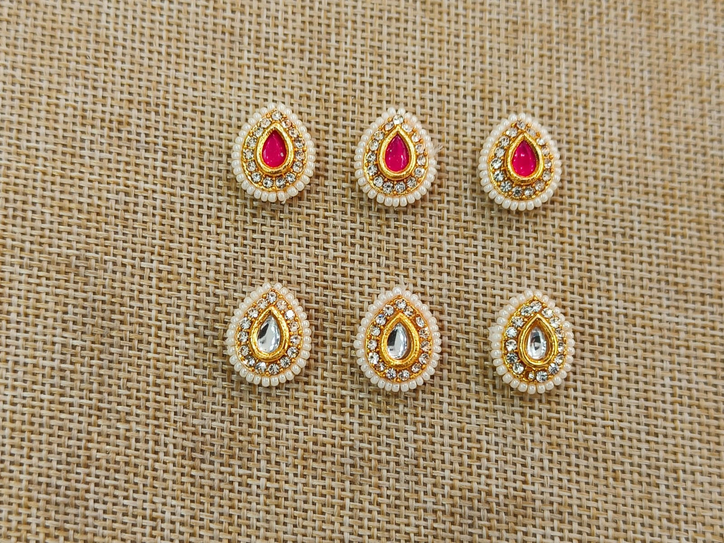 Meenakari Kundan (Eye) (12 mm) (AGMK18)