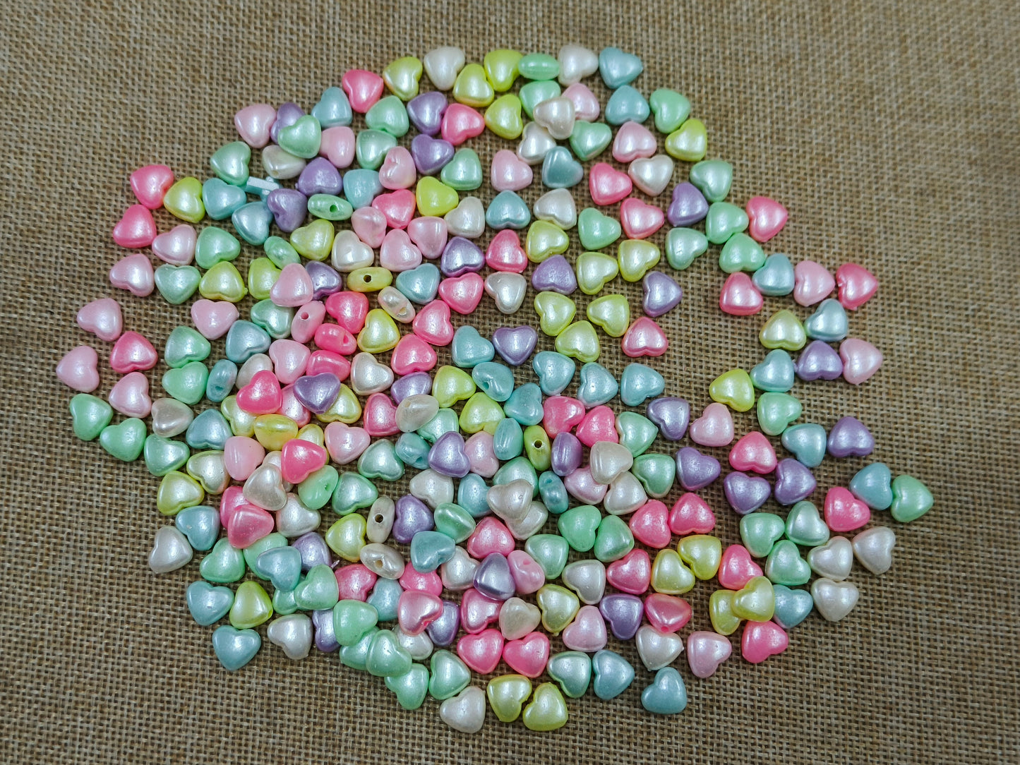 Multicolour Hearts (AGAB01) (6 mm)