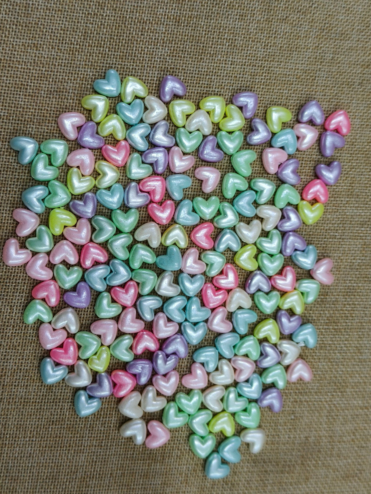 Multicolour Hearts (8 mm)