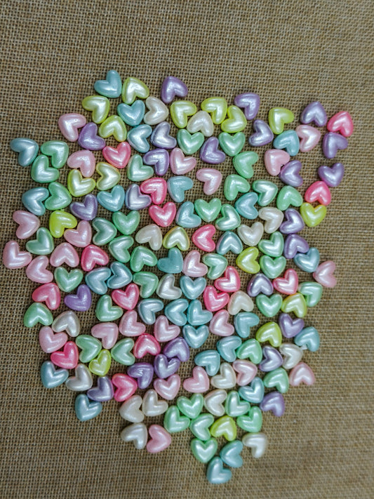 Multicolour Hearts (8 mm)