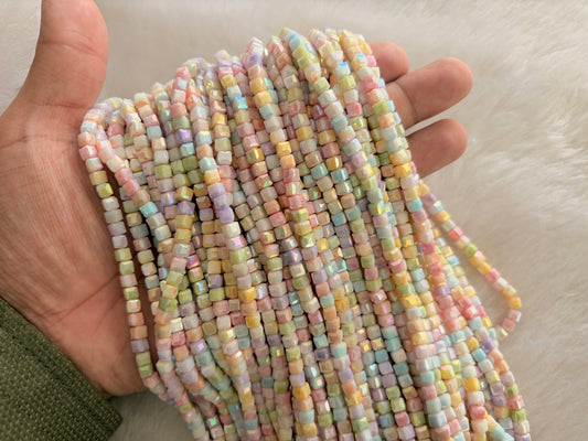 Fancy Crystal Beads (4x4 mm)(100 Beads)