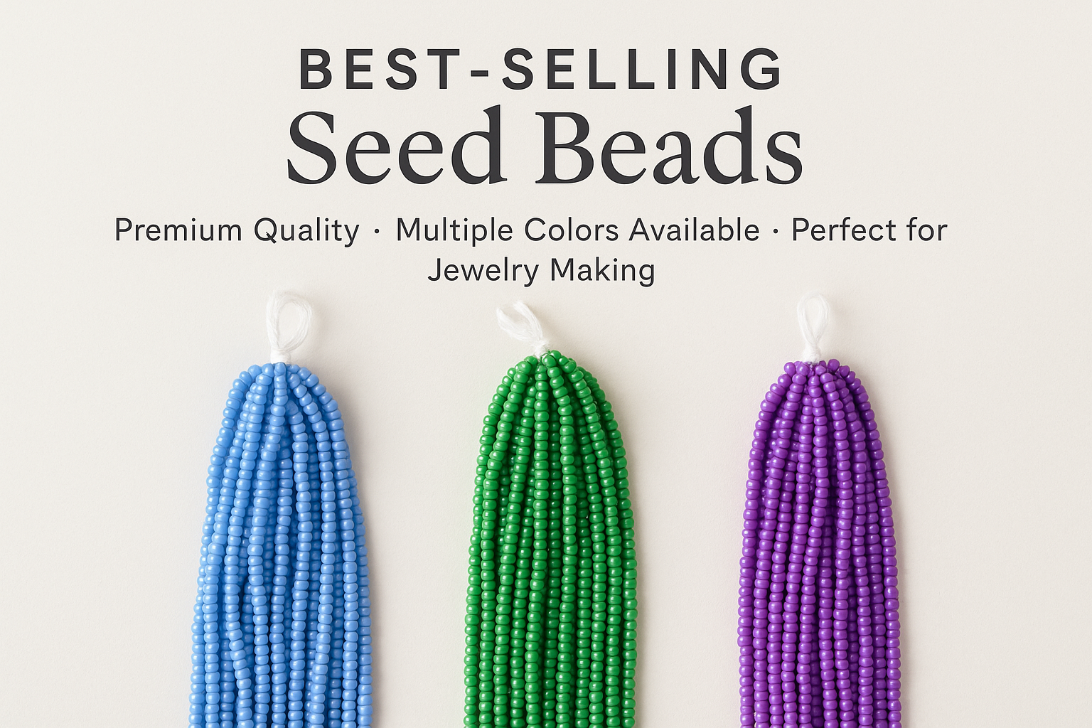 Best-Selling Seed Beads Banner