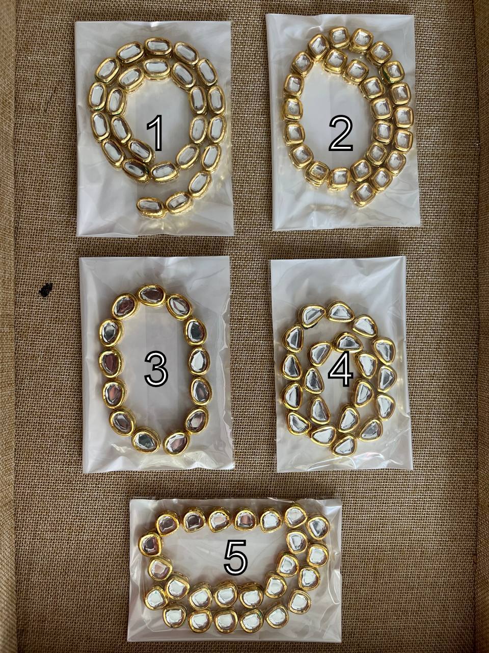 Uncut Meenakari Kundan | 25 Pcs