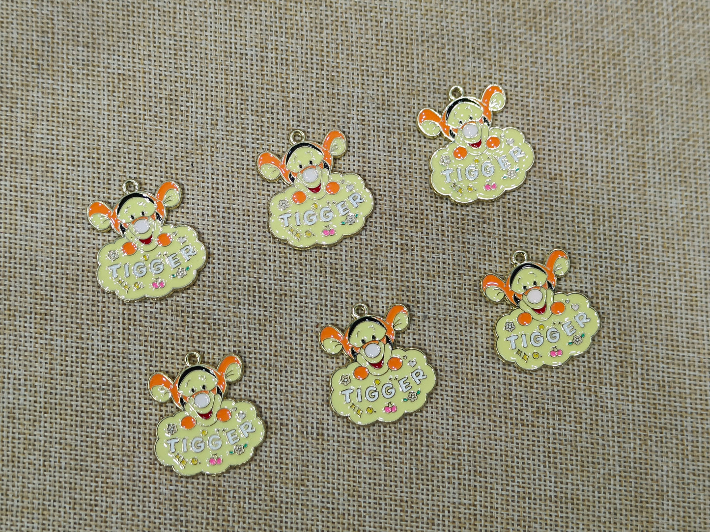 Enamel Charms (AGWS109) (30 mm) (5 Pcs)