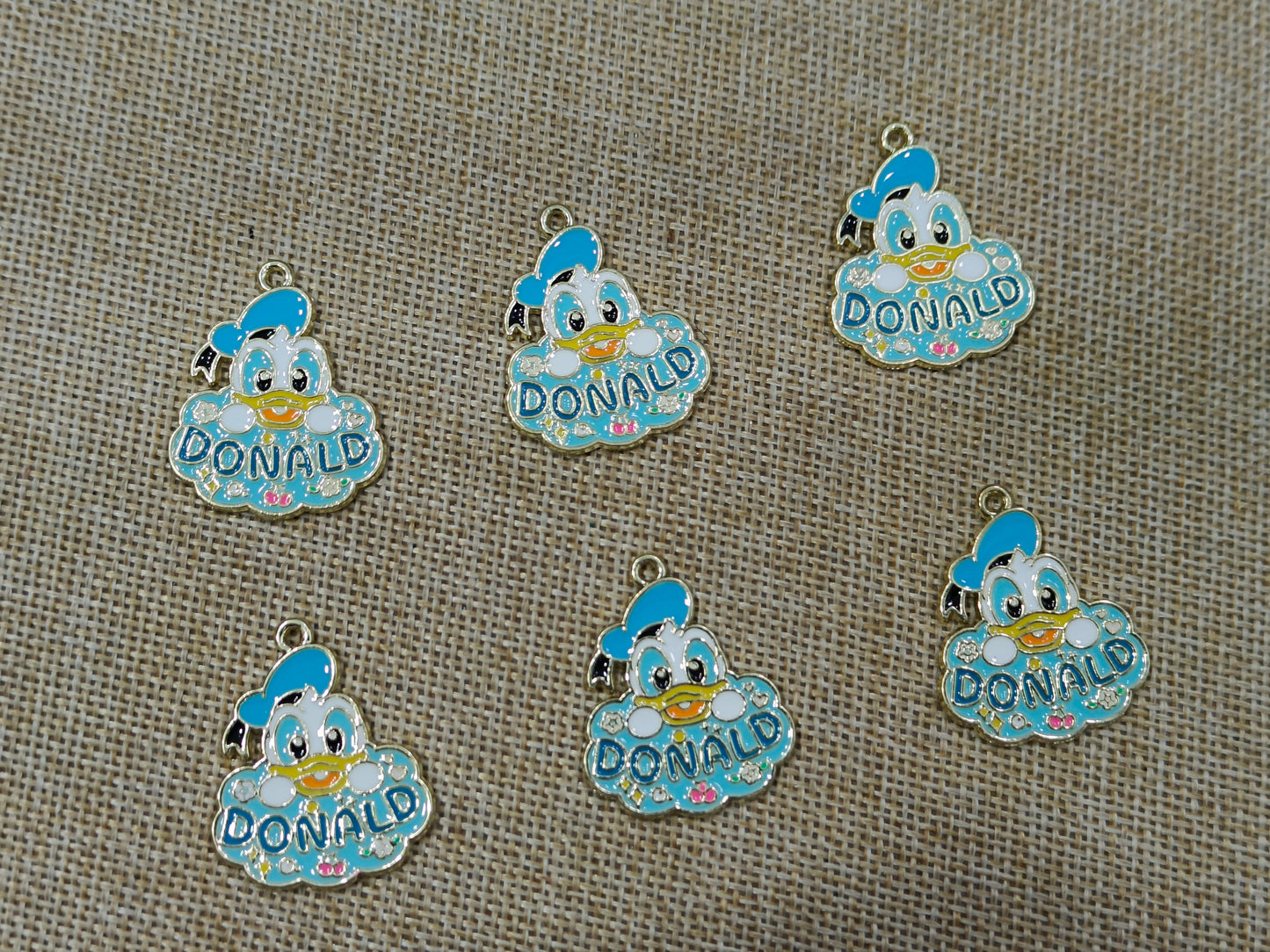 Enamel Charms (AGWS95) (30 mm) (5 Pcs)