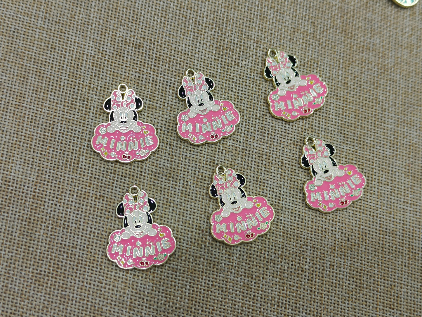 Enamel Charms (AGWS93) (30 mm) (5 Pcs)