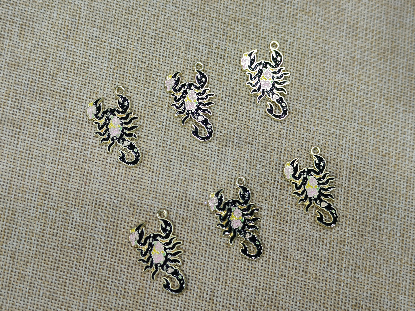 Enamel Charms (AGWS112) (30 mm) (5 Pcs)